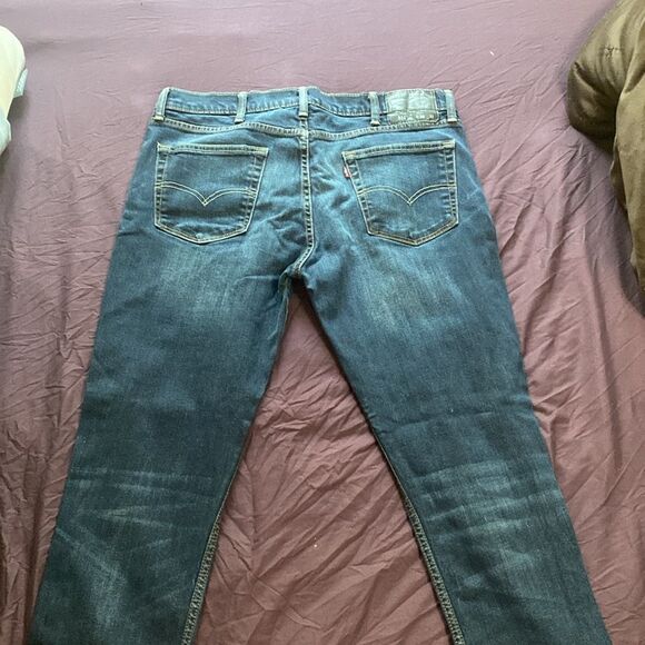 Levi's Mens 511 Slim Fit Blue Wash Denim Jeans - Picture 5 of 7